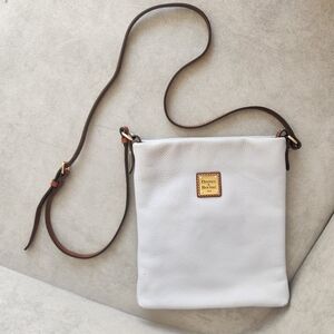 Dooney & Bourke crossbody bag blue sky pastel pebbled leather preppy comfort